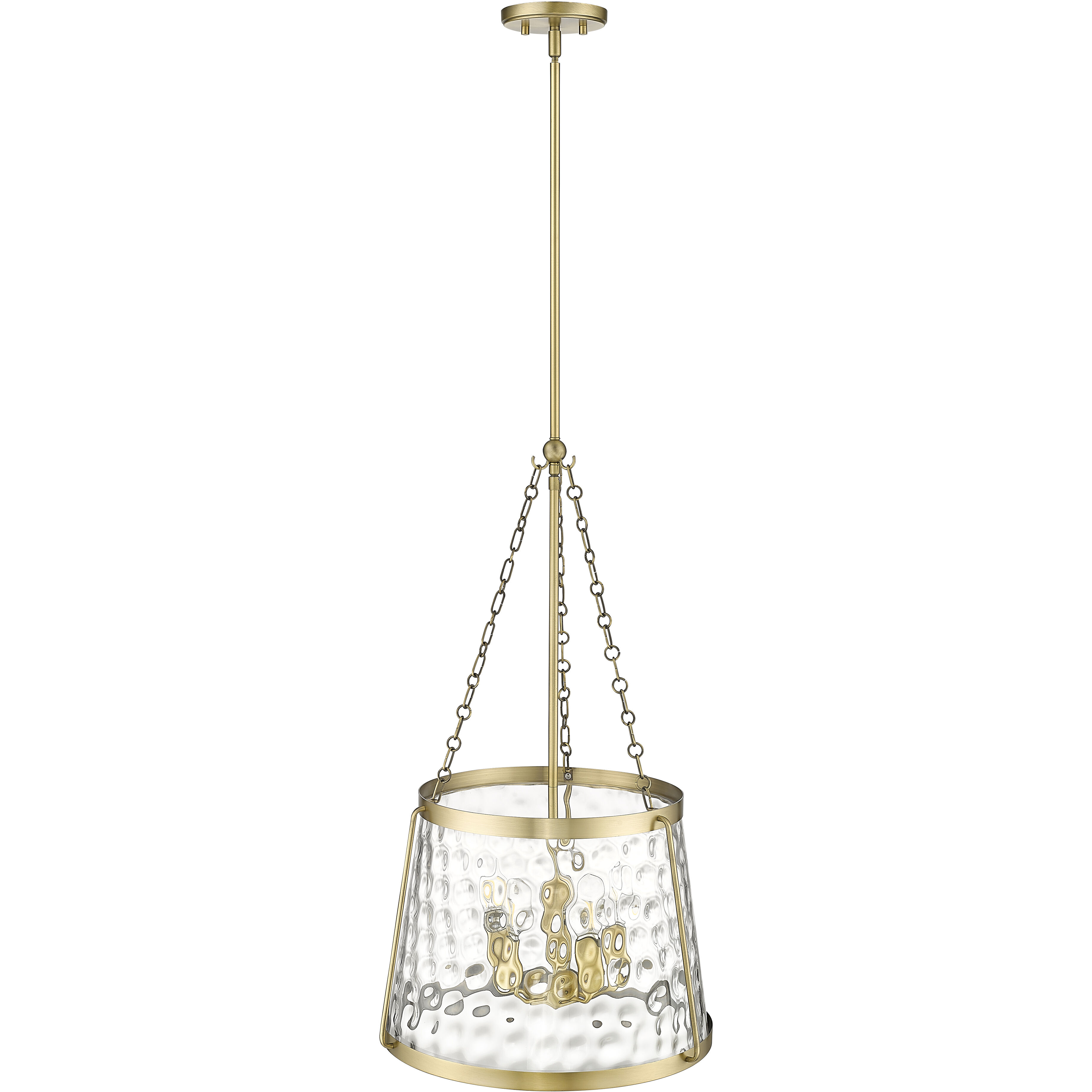 Adabella 5 Light 18.13 inch Vintage Brass Pendant Ceiling Light